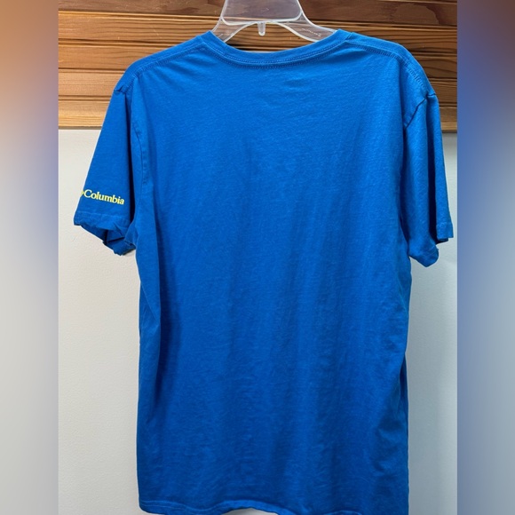 Men’s Columbia Short Sleeve Crew Neck Graphic T-Shirt, Blue, Large - Picture 4 of 4